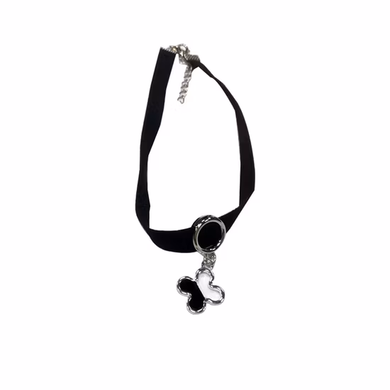 Gargantilla de joyería de tela de moda con diamantes de imitación